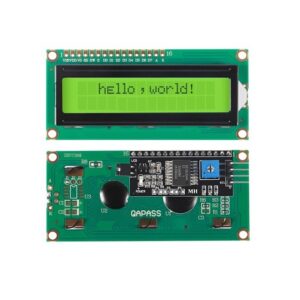 1602 (16x2) LCD Display with I2C/IIC interface - Green Backlight