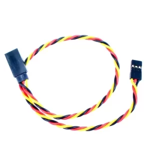 SafeConnect Twisted 15CM 22AWG Servo Lead Extension (JR) Cable w ith Self Locking Hook